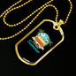 Camper Necklace Hello Summer Beach Necklace Stainless Steel or 18k Gold Dog Tag 24" Chain-Express Your Love Gifts