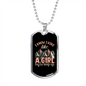Camper Necklace Hike Like a Girl Necklace Stainless Steel or 18k Gold Dog Tag 24" Chain-Express Your Love Gifts