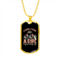 Camper Necklace Hike Like a Girl Necklace Stainless Steel or 18k Gold Dog Tag 24" Chain-Express Your Love Gifts
