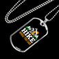 Camper Necklace Hike While You Can White Necklace Stainless Steel or 18k Gold Dog Tag 24" Chain-Express Your Love Gifts