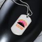 Camper Necklace Hiking Any Time Necklace Stainless Steel or 18k Gold Dog Tag 24" Chain-Express Your Love Gifts