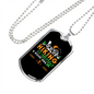 Camper Necklace Hiking Is Always Necklace Stainless Steel or 18k Gold Dog Tag 24" Chain-Express Your Love Gifts