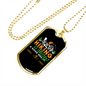 Camper Necklace Hiking Is Always Necklace Stainless Steel or 18k Gold Dog Tag 24" Chain-Express Your Love Gifts