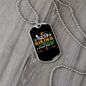 Camper Necklace Hiking Is Always Necklace Stainless Steel or 18k Gold Dog Tag 24" Chain-Express Your Love Gifts