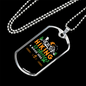 Camper Necklace Hiking Is Always Necklace Stainless Steel or 18k Gold Dog Tag 24" Chain-Express Your Love Gifts