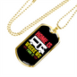 Camper Necklace Home is Where We Park Camper Necklace Stainless Steel or 18k Gold Dog Tag 24" Chain-Express Your Love Gifts