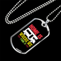Camper Necklace Home is Where We Park Camper Necklace Stainless Steel or 18k Gold Dog Tag 24" Chain-Express Your Love Gifts