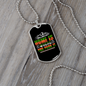 Camper Necklace Home is Where You Park It Mountain Necklace Stainless Steel or 18k Gold Dog Tag 24" Chain-Express Your Love Gifts