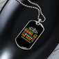 Camper Necklace Home is Where You Park It Mountain Necklace Stainless Steel or 18k Gold Dog Tag 24" Chain-Express Your Love Gifts