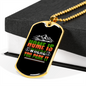 Camper Necklace Home is Where You Park It Mountain Necklace Stainless Steel or 18k Gold Dog Tag 24" Chain-Express Your Love Gifts