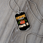 Camper Necklace Home Is Where You Park It Necklace Stainless Steel or 18k Gold Dog Tag 24" Chain-Express Your Love Gifts