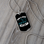 Camper Necklace Home is Where You Park Necklace Stainless Steel or 18k Gold Dog Tag 24" Chain-Express Your Love Gifts