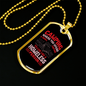 Camper Necklace Homeless Person Camping Necklace Stainless Steel or 18k Gold Dog Tag 24" Chain-Express Your Love Gifts