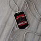 Camper Necklace Homeless Person Camping Necklace Stainless Steel or 18k Gold Dog Tag 24" Chain-Express Your Love Gifts