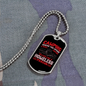 Camper Necklace Homeless Person Camping Necklace Stainless Steel or 18k Gold Dog Tag 24" Chain-Express Your Love Gifts
