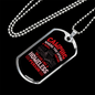 Camper Necklace Homeless Person Camping Necklace Stainless Steel or 18k Gold Dog Tag 24" Chain-Express Your Love Gifts