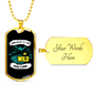 Camper Necklace I Believe To The Wild Nature Necklace Stainless Steel or 18k Gold Dog Tag 24" Chain-Express Your Love Gifts