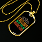 Camper Necklace I Belong in The Mountains Necklace Stainless Steel or 18k Gold Dog Tag 24" Chain-Express Your Love Gifts