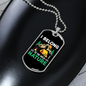 Camper Necklace I Belong Nature Necklace Stainless Steel or 18k Gold Dog Tag 24" Chain-Express Your Love Gifts