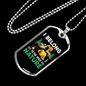 Camper Necklace I Belong Nature Necklace Stainless Steel or 18k Gold Dog Tag 24" Chain-Express Your Love Gifts