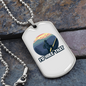 Camper Necklace I'd Hike That Necklace Stainless Steel or 18k Gold Dog Tag 24" Chain-Express Your Love Gifts