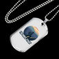Camper Necklace I'd Hike That Necklace Stainless Steel or 18k Gold Dog Tag 24" Chain-Express Your Love Gifts