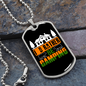 Camper Necklace I'd Rather Be Camping Necklace Stainless Steel or 18k Gold Dog Tag 24" Chain-Express Your Love Gifts