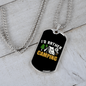 Camper Necklace I'd Rather Camping Necklace Stainless Steel or 18k Gold Dog Tag 24" Chain-Express Your Love Gifts