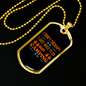 Camper Necklace I Don't Theraphy Necklace Stainless Steel or 18k Gold Dog Tag 24" Chain-Express Your Love Gifts