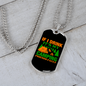 Camper Necklace I Drink Friends Fault Necklace Stainless Steel or 18k Gold Dog Tag 24" Chain-Express Your Love Gifts