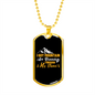 Camper Necklace I Got Mountain Necklace Stainless Steel or 18k Gold Dog Tag 24" Chain-Express Your Love Gifts