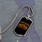 Camper Necklace I Like Hiking Necklace Stainless Steel or 18k Gold Dog Tag 24" Chain-Express Your Love Gifts