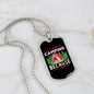 Camper Necklace I Love People Necklace Stainless Steel or 18k Gold Dog Tag 24" Chain-Express Your Love Gifts