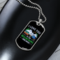 Camper Necklace I Love You Necklace Stainless Steel or 18k Gold Dog Tag 24" Chain-Express Your Love Gifts