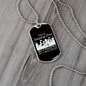 Camper Necklace I'm a Camping Dad Necklace Stainless Steel or 18k Gold Dog Tag 24" Chain-Express Your Love Gifts