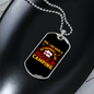 Camper Necklace I Plan on Camping Necklace Stainless Steel or 18k Gold Dog Tag 24" Chain-Express Your Love Gifts