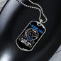 Camper Necklace I Rescue Fish Necklace Stainless Steel or 18k Gold Dog Tag 24" Chain-Express Your Love Gifts