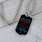Camper Necklace I Was Social Distancing Necklace Stainless Steel or 18k Gold Dog Tag 24" Chain-Express Your Love Gifts