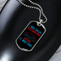 Camper Necklace I Was Social Distancing Necklace Stainless Steel or 18k Gold Dog Tag 24" Chain-Express Your Love Gifts