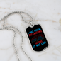 Camper Necklace I Was Social Distancing Necklace Stainless Steel or 18k Gold Dog Tag 24" Chain-Express Your Love Gifts