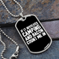 Camper Necklace If It Involves Camping Necklace Stainless Steel or 18k Gold Dog Tag 24" Chain-Express Your Love Gifts