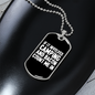 Camper Necklace If It Involves Camping Necklace Stainless Steel or 18k Gold Dog Tag 24" Chain-Express Your Love Gifts