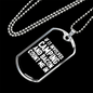Camper Necklace If It Involves Camping Necklace Stainless Steel or 18k Gold Dog Tag 24" Chain-Express Your Love Gifts