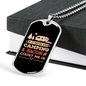 Camper Necklace If It Involves Necklace Stainless Steel or 18k Gold Dog Tag 24" Chain-Express Your Love Gifts