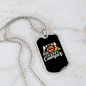 Camper Necklace Is Happy Camper Necklace Stainless Steel or 18k Gold Dog Tag 24" Chain-Express Your Love Gifts