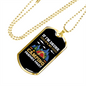 Camper Necklace It's My Camping Necklace Stainless Steel or 18k Gold Dog Tag 24" Chain-Express Your Love Gifts