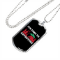 Camper Necklace It's Time to Adventure Necklace Stainless Steel or 18k Gold Dog Tag 24" Chain-Express Your Love Gifts