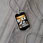 Camper Necklace Just Hike and Be Happy Necklace Stainless Steel or 18k Gold Dog Tag 24" Chain-Express Your Love Gifts