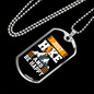Camper Necklace Just Hike and Be Happy Necklace Stainless Steel or 18k Gold Dog Tag 24" Chain-Express Your Love Gifts