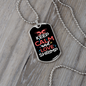 Camper Necklace Keep Calm Love Necklace Stainless Steel or 18k Gold Dog Tag 24" Chain-Express Your Love Gifts